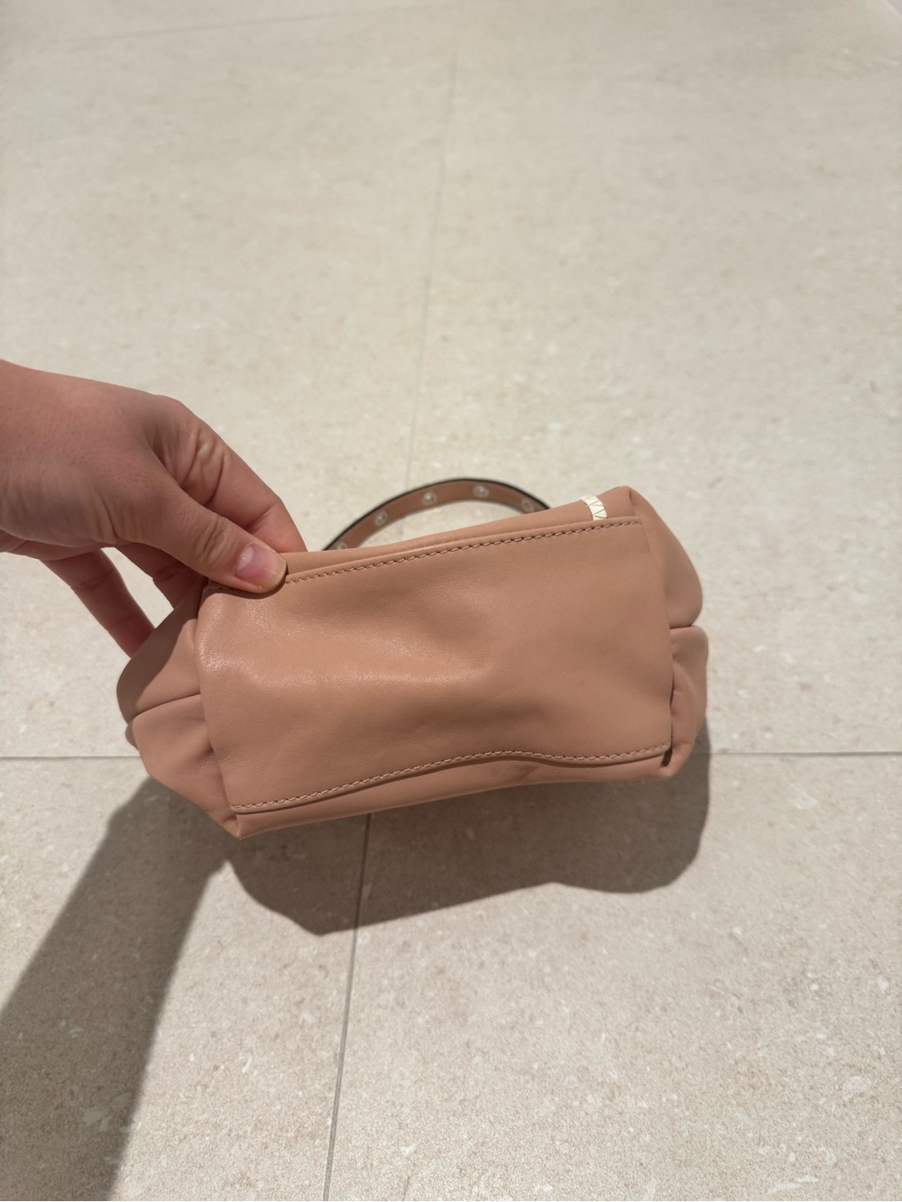 Longchamp Women's Pink Oeillet X-Small Shoulder Bag - Picture 8 of 13